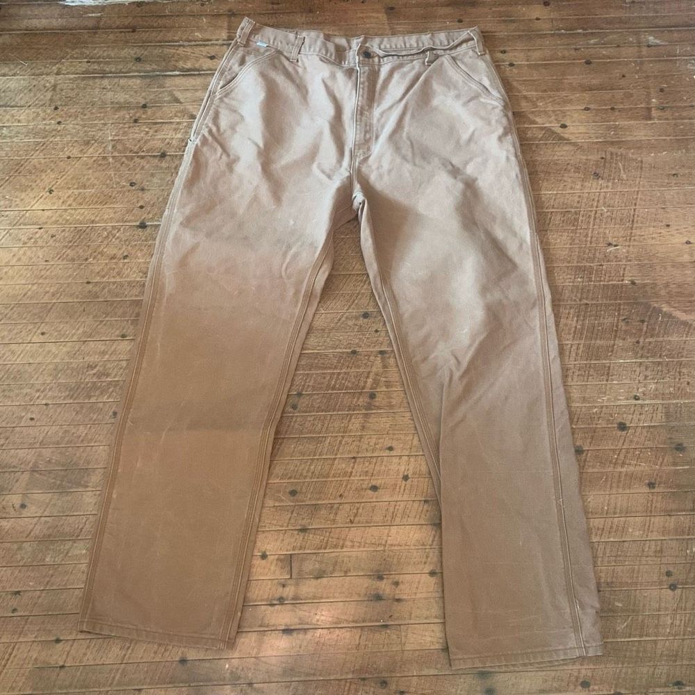 Carhartt dungaree fit tan duck ATPV rating 16.0 workwear pants